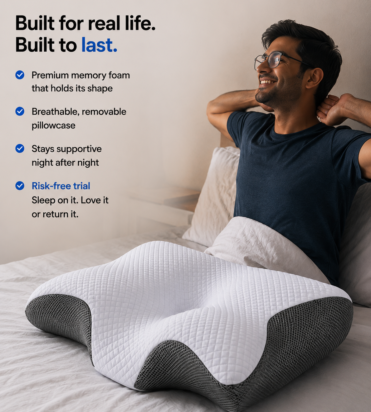Memory Foam Neck Pillow