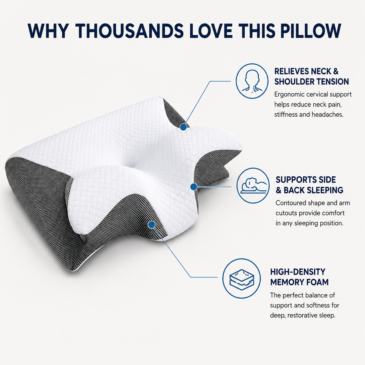 Memory Foam Neck Pillow