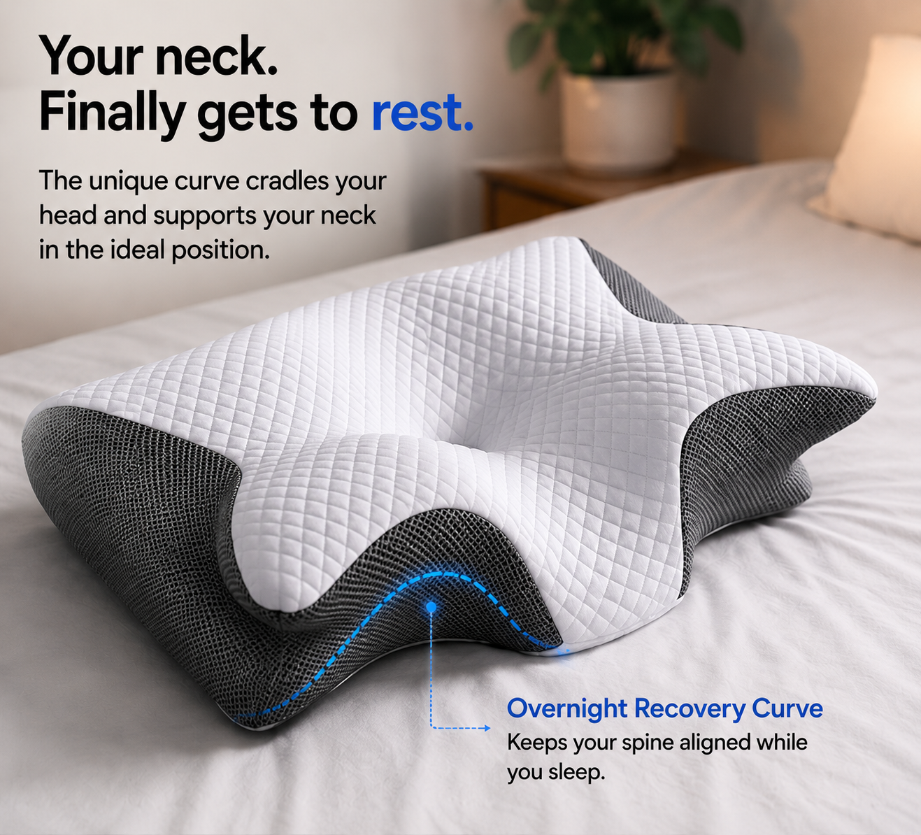 Memory Foam Neck Pillow